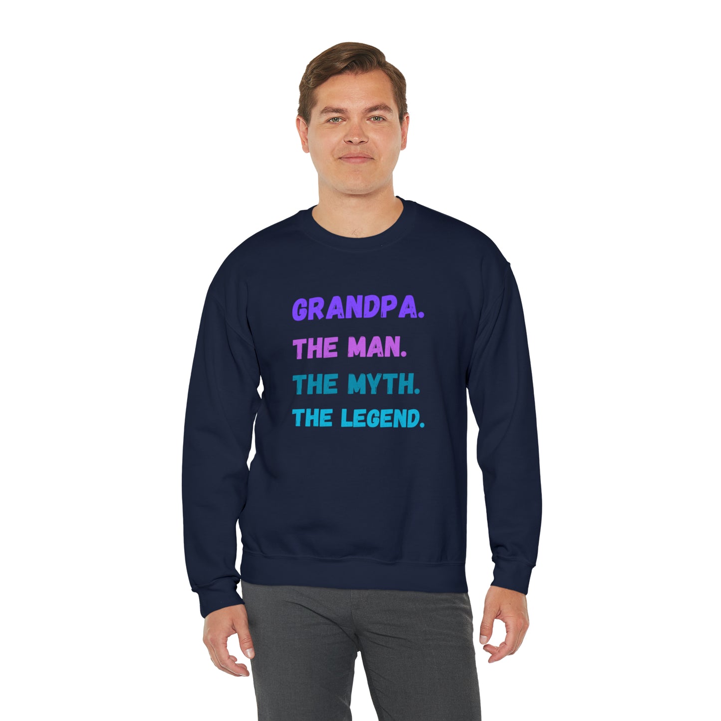 Grandpa the man the myth the legend sweatshirt gift for Dad and me shirts Father's day gifts best friend sweater Christmas gift for dad
