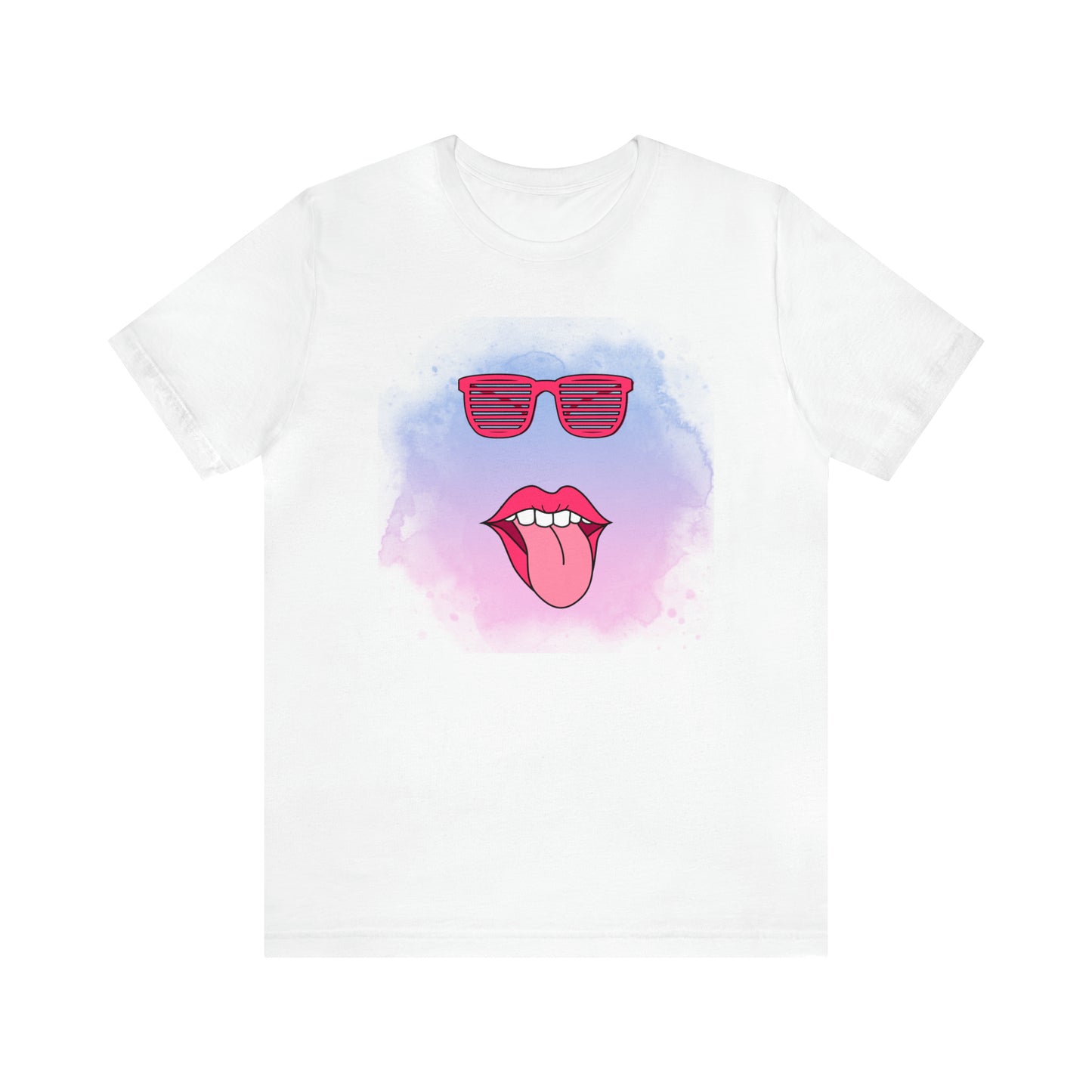 Lip Sunglasses t-shirt, Bubble gum kiss shirt,Pink Gum Shirt,Galantine gift travel shirt,best friend trip,girls vacation trip, Unisex Jersey