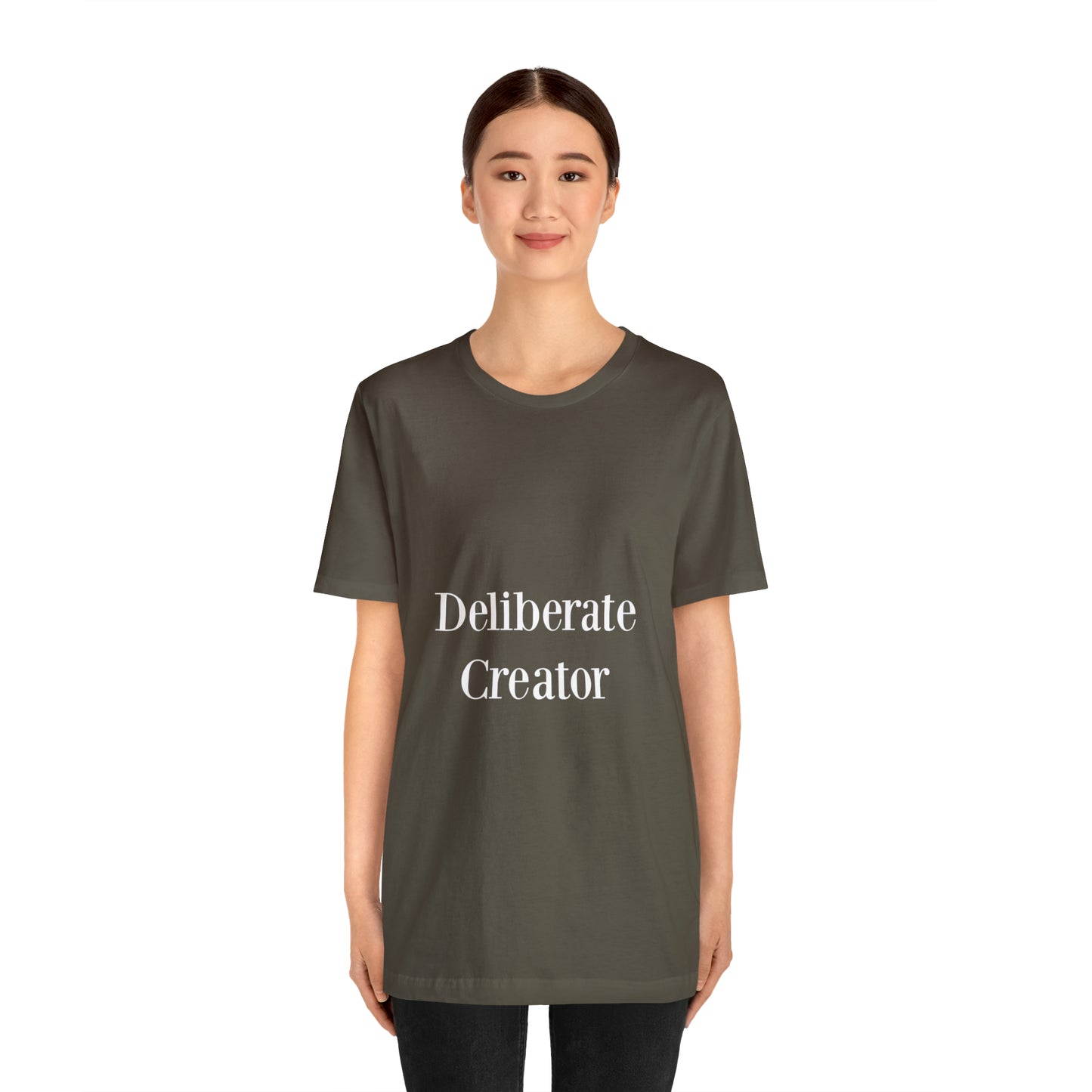 Deliberate creator tee,  Unisex Jersey Short Sleeve Tee