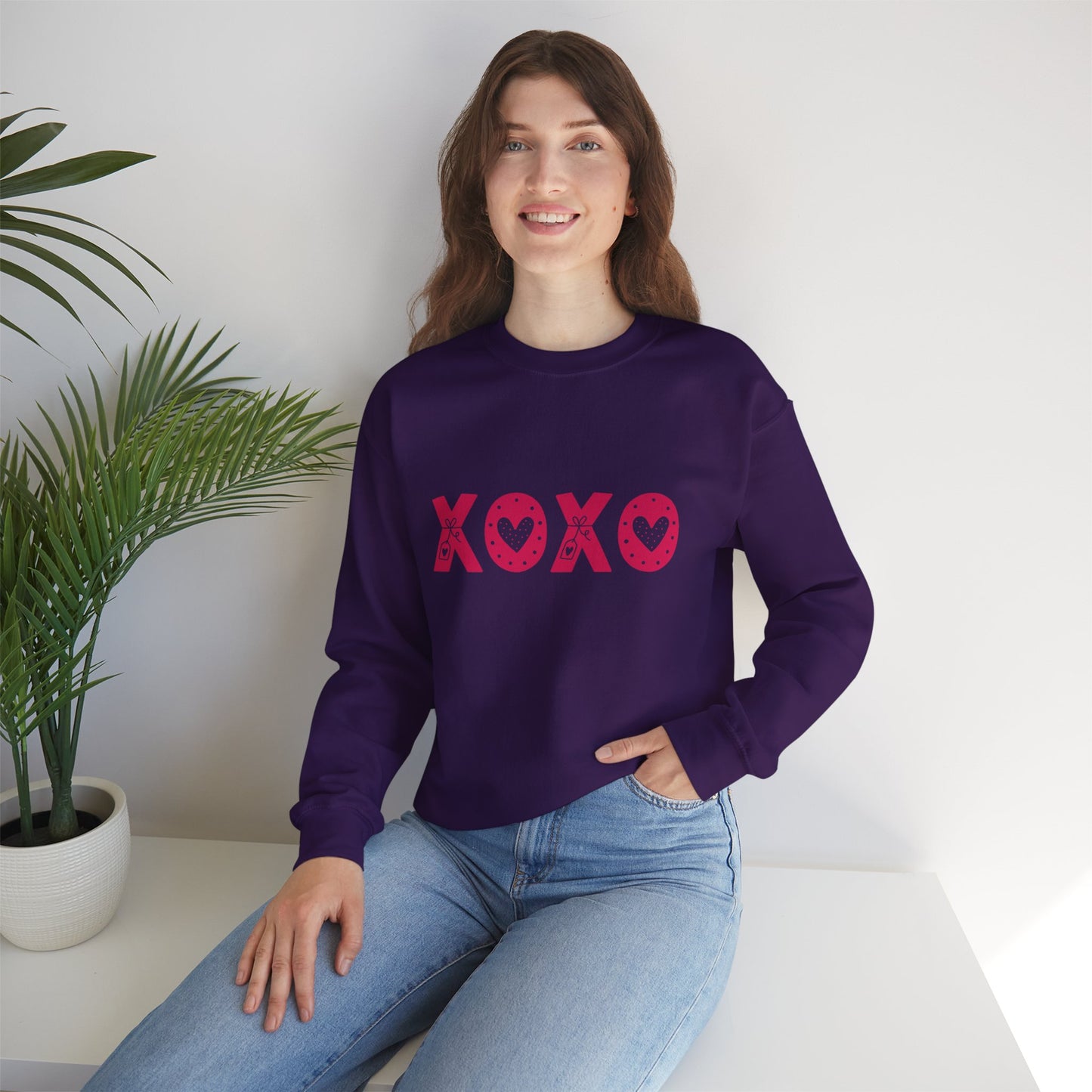 Xoxo valentines Day sweatshirt valentines Day shirt love sweater best friend gift Unisex gift funny Valentine's Day gift for him