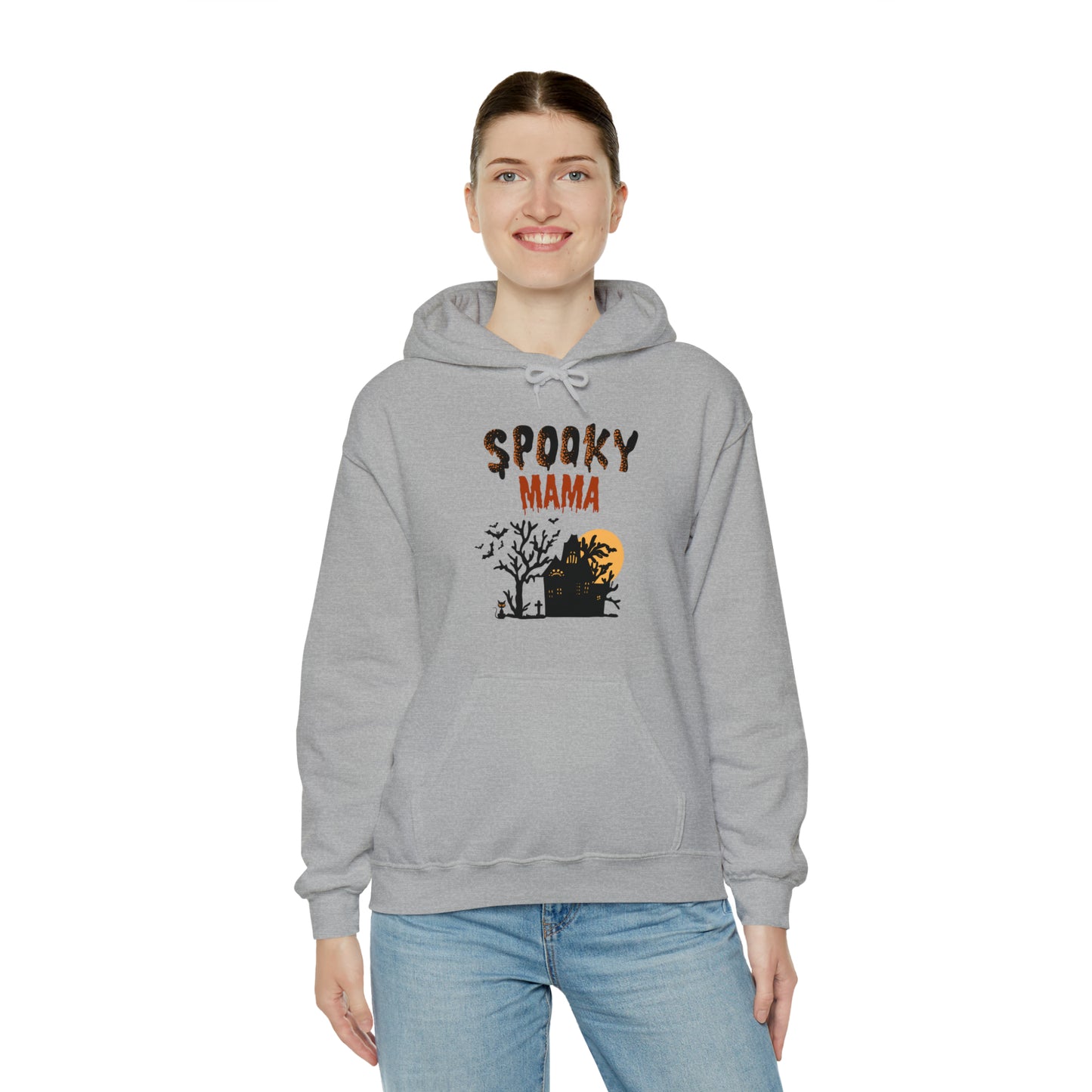 Spooky Mama Halloween Sweatshirt, spooky Ghostface Shirt, Funny Halloween Horror Shirt, Halloween Women's Sweatshirt, Halloween Tee, unisex