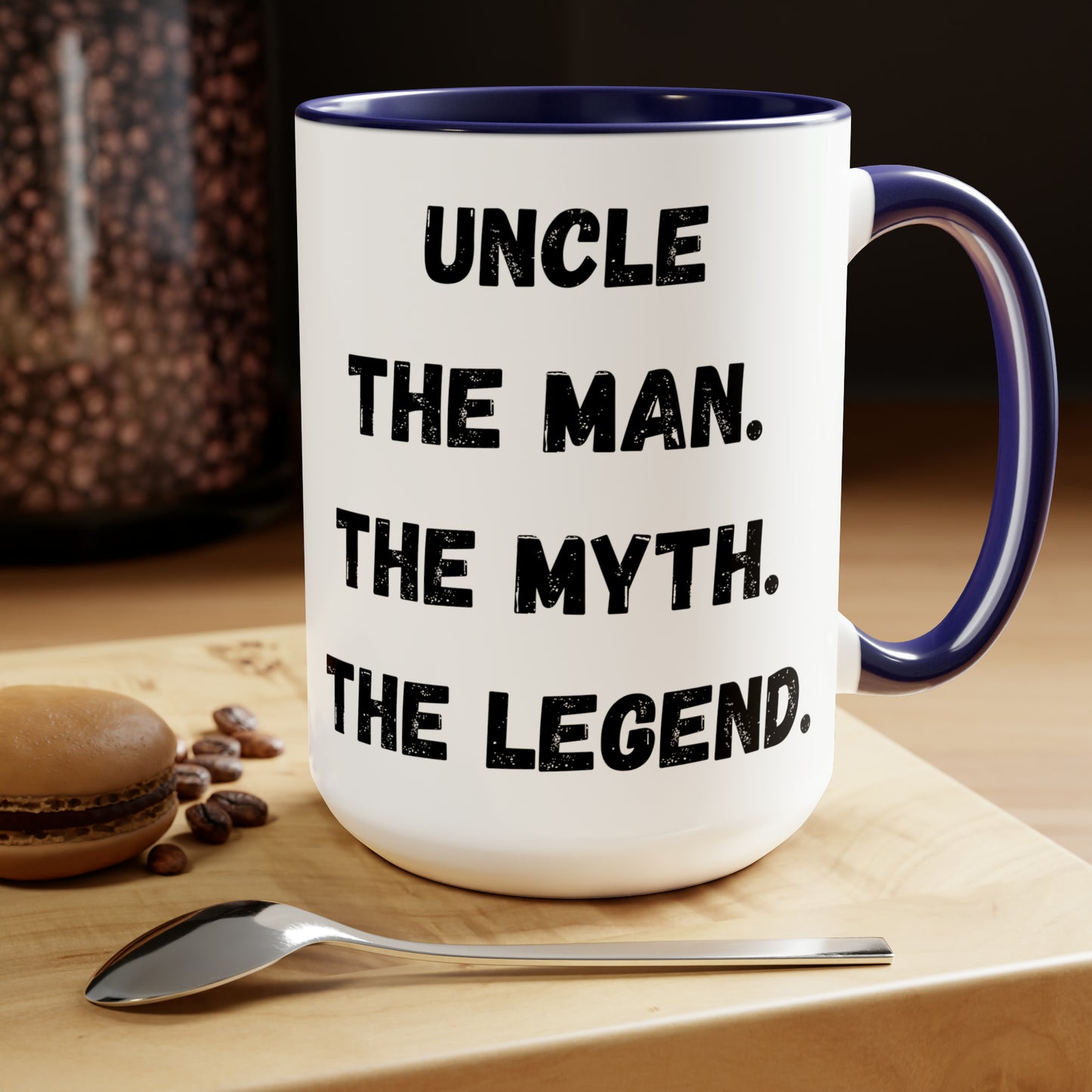 Uncle the man mug the myth the legend mug Daddy mug love you dad sister gift Coffee Mug pregnancy reveal gift heart mug gift for him Coffee