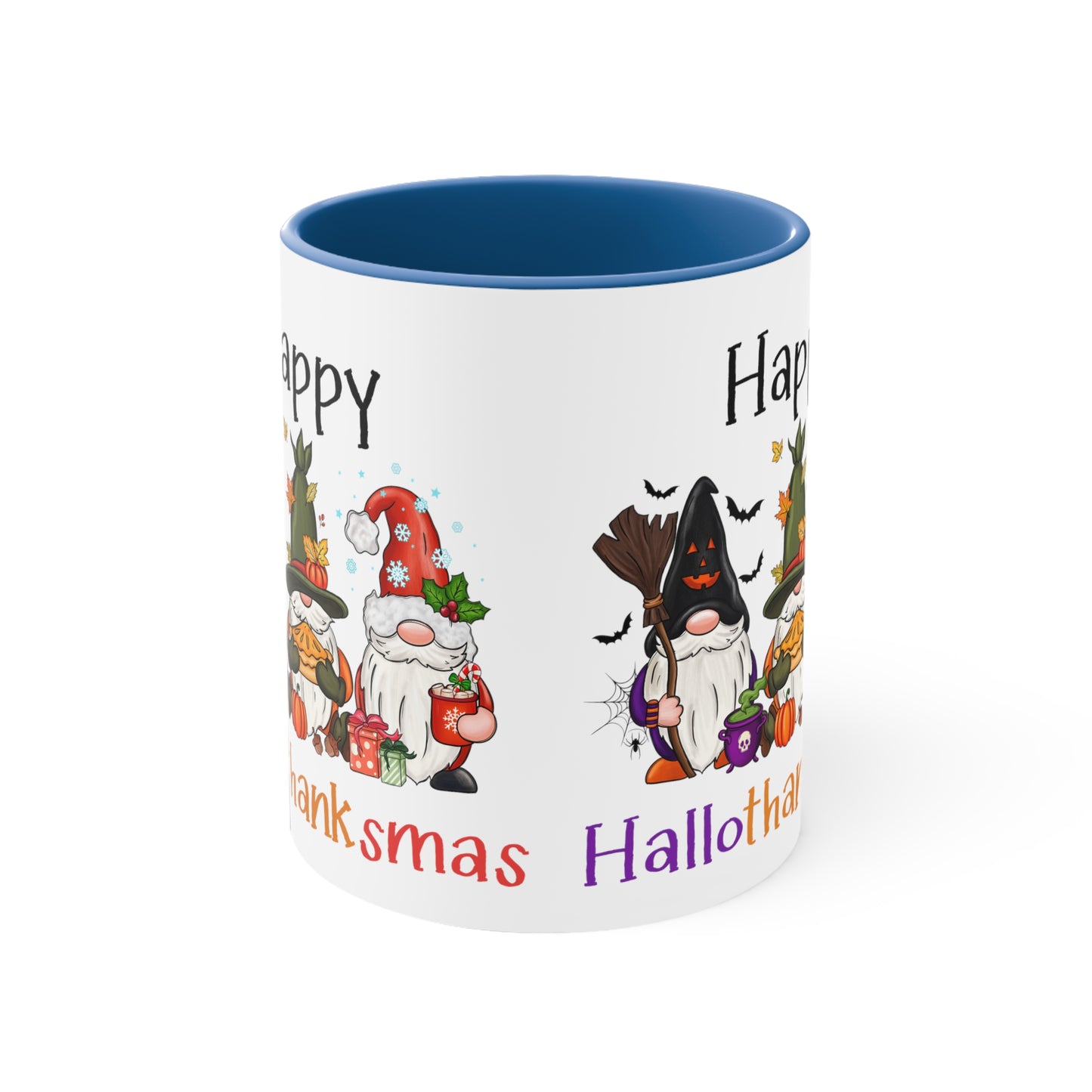 Gnome lover gift Halloween Mug Happy Hallothanksmas Spooky Teacher gift Appreciation mug gift coffee mug gift for her gift for him 11oz