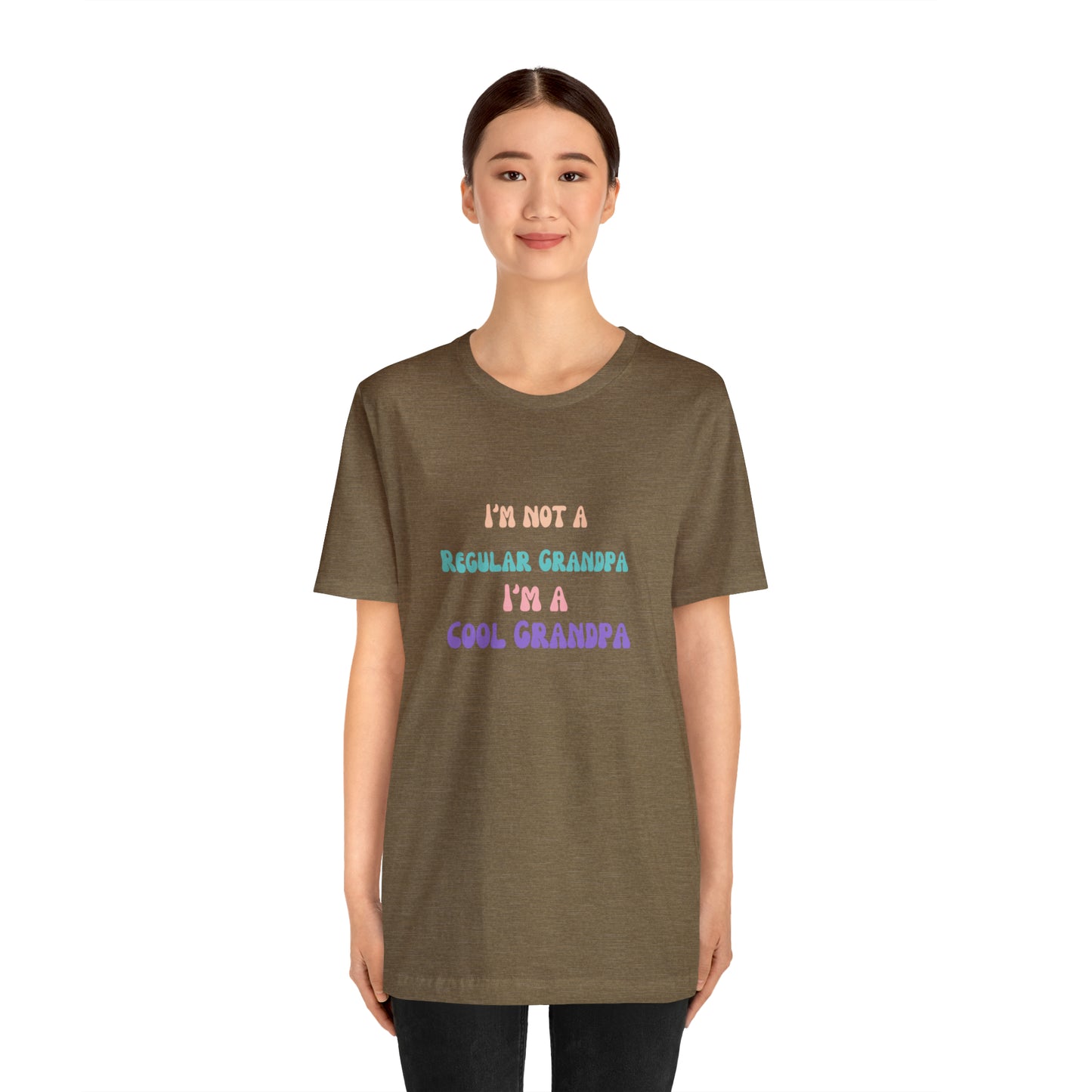 I'm a cool grandpa shirt gift for dad grandpa shirt