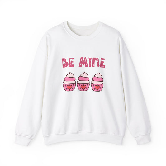 Be mine cupcake sweater valentines Day sweatshirt love sweater galentine's day gift best friend gift Unisex gift cupcake sweatshirt