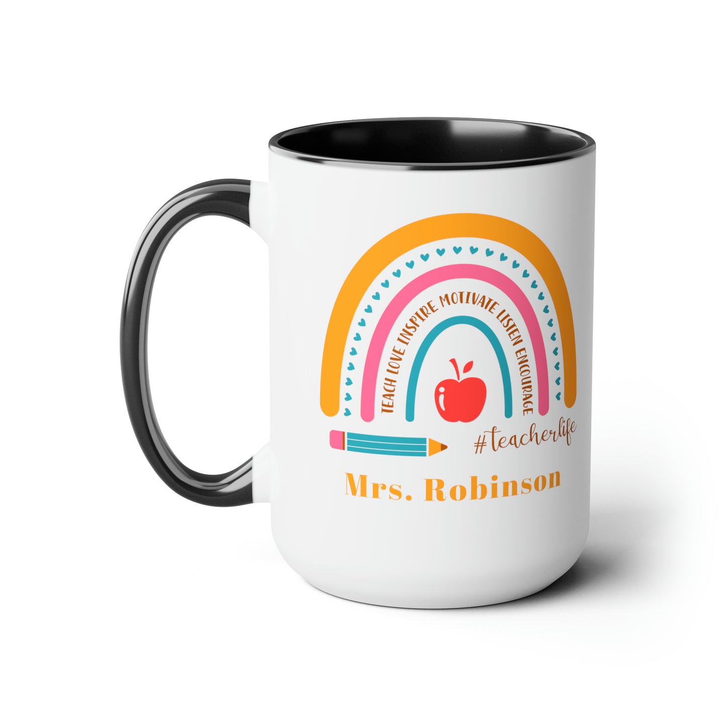 Personalized teacher name mug custom teacher gift teacher vibes gift for him Supervisor mug Coffee Mug gift for her Mug wife Coffee Mugs