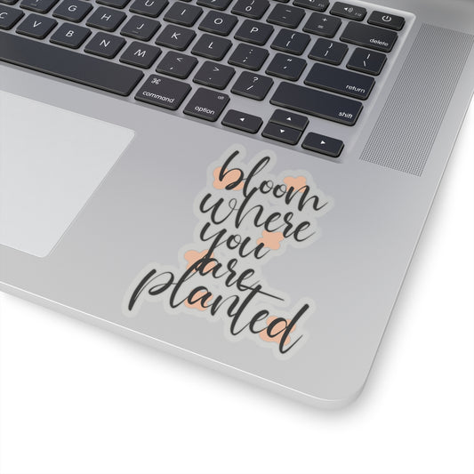 Bloom where you planted sticker You are kind Beautiful sticker motivational sticker Magical stickers loved gift for her flower sticker