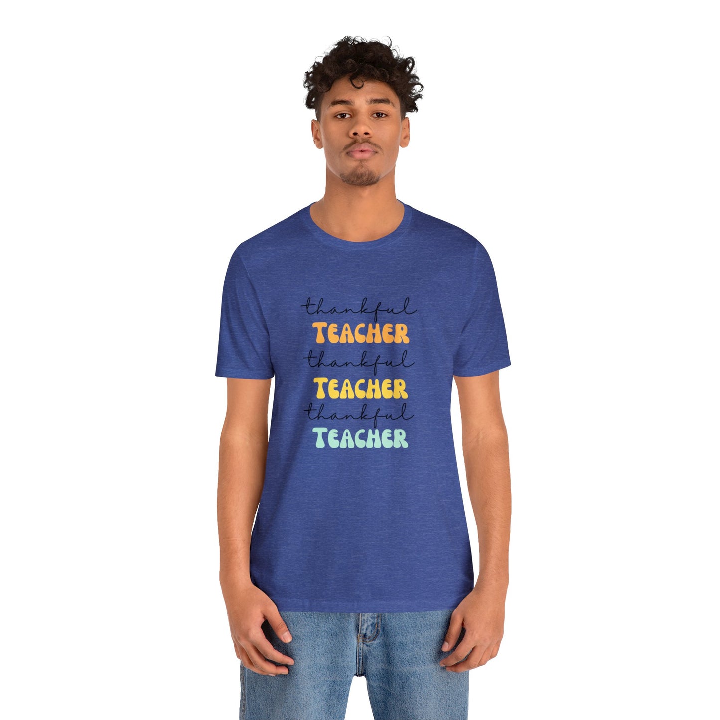 Thankful teacher shirt tiny humans teacher appreciation gift Thanksgiving shirt gift for her gift for him Unisex Tee Christmas gift