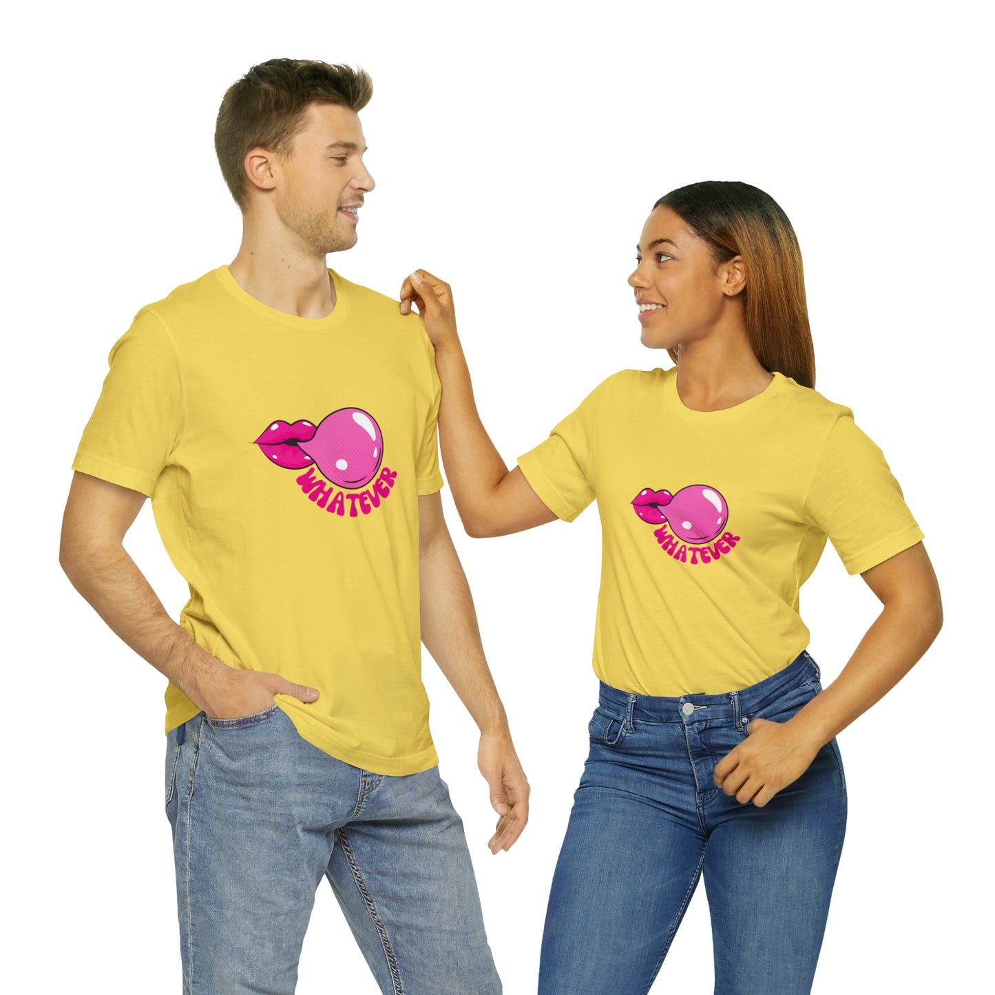 Whatever bubblegum T-Shirt Aesthetic Shirt Trendy Shirt Shirt With Words On Back Positive Gift for him Gift for her boho shirt hippie soul