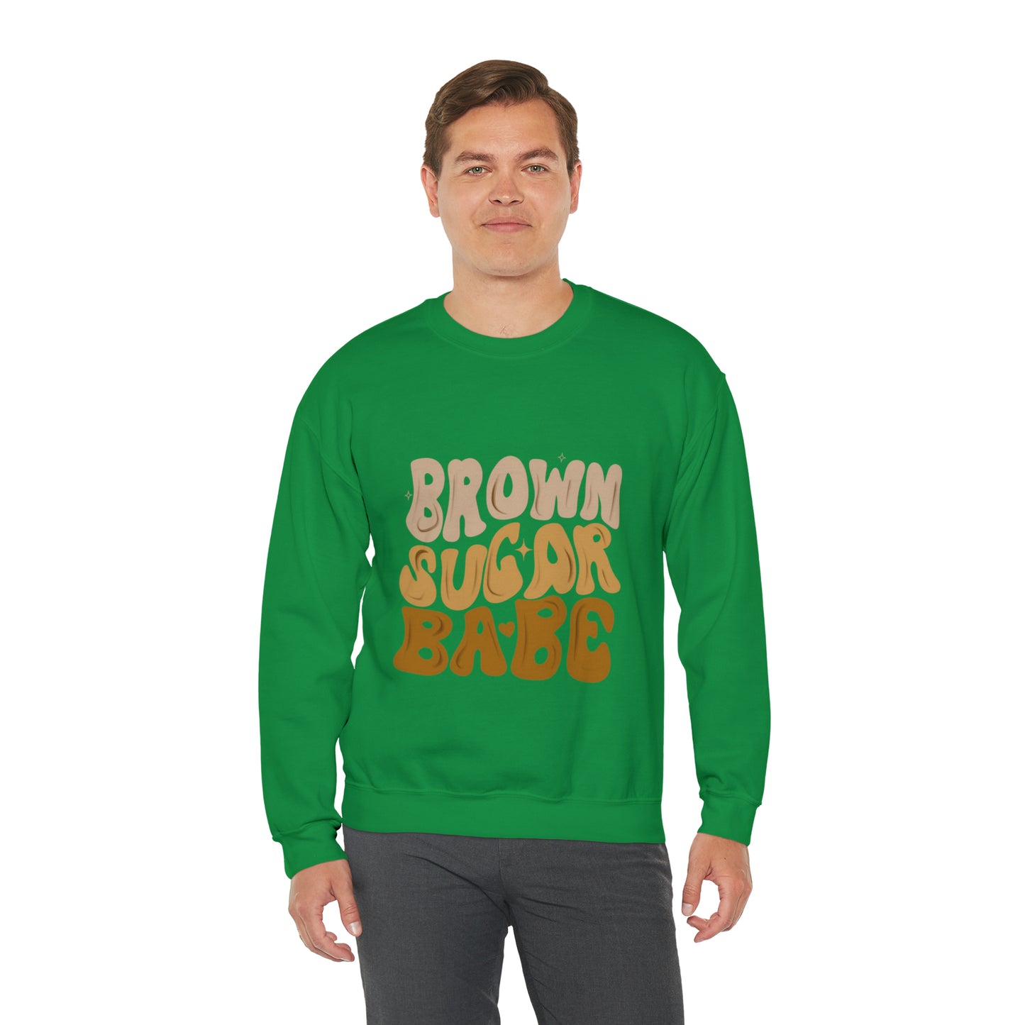 Brown Sugar Babe sweatshirt, Brown Beauty shirt, Birthday gift for her, Melanin sweatshirt, Unisex Heavy Blend Crewneck Sweatshirt