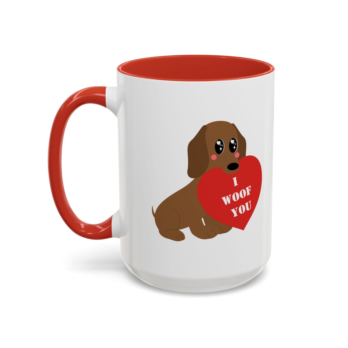 Dog lover mug I woof you mug Valentines day mug i love you Galantines day Bestie gift for her gift tea Mug Coffee Gift for Mom vday gift