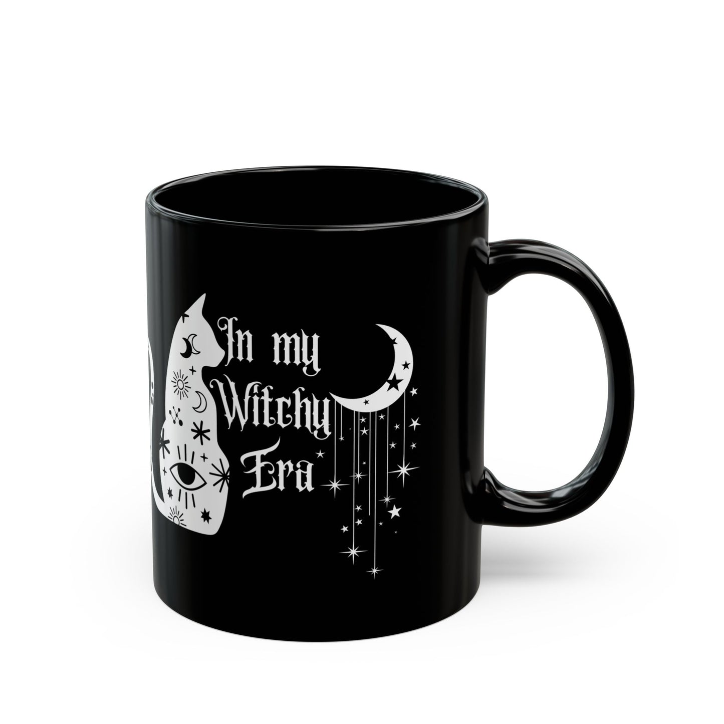 Halloween mug Witchy gift Black cat mug moon gift Spooky things mug I like spooky funny gift best friend gift Christmas BlackMug(11oz,15oz)