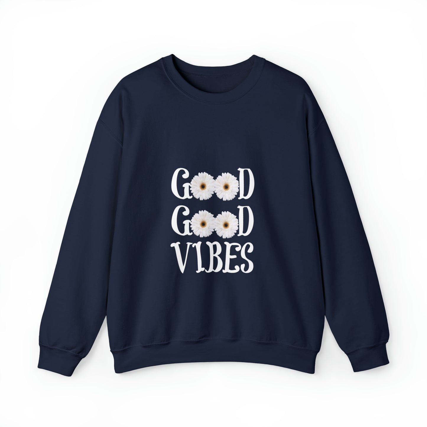 Good Vibes Sweatshirt, Unisex Heavy Blend™ Crewneck Sweatshirt