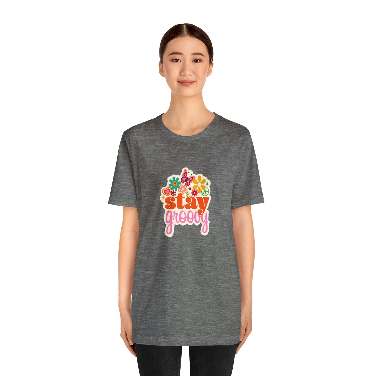 Stay Groovy t-shirt, Hippie shirt, good vibes shirt, summer fun style gift,travel shirt,best friend trip vacation trip