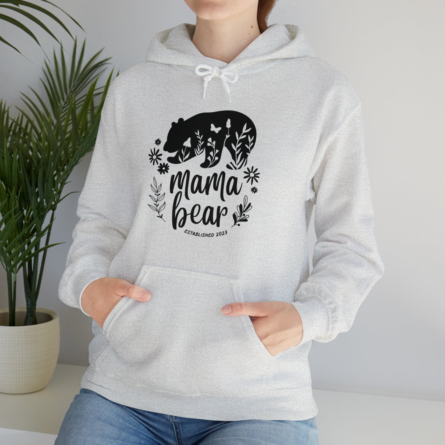 Mama Bear Hoodie, personalized Gift for Mom, mama Hoodie, gift for Mom clothes, gym shirt, Birthday gift for her,Galantine gift for her