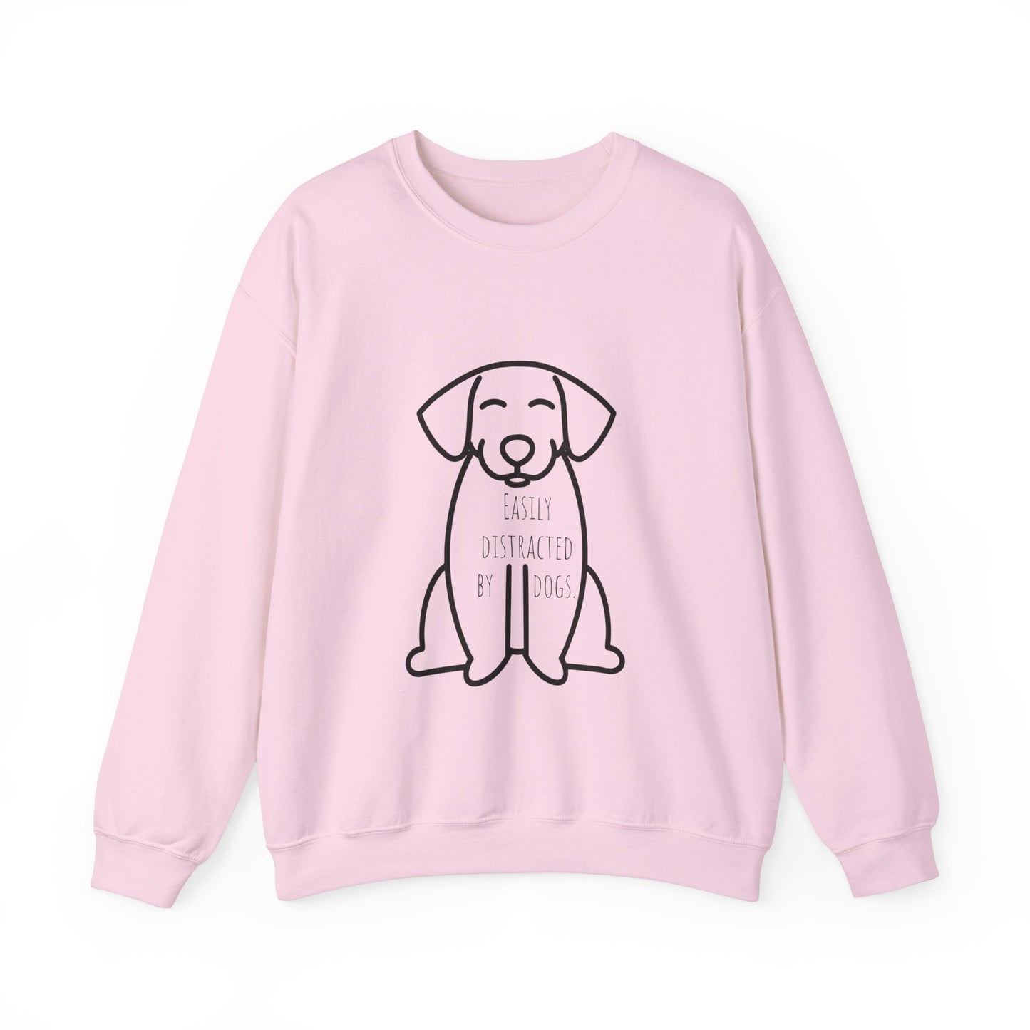 Easily distracted by dogs Sweatshirt Christmas gift for dog Mom dog lover gift dog dad gift for him gift for her best friend gift funny dog