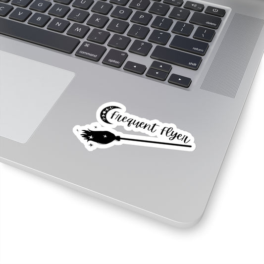 Frequent flyer sticker Witchy Broom sticker funny wizard sticker motivational sticker Magical AF bestie stickers gift best friend