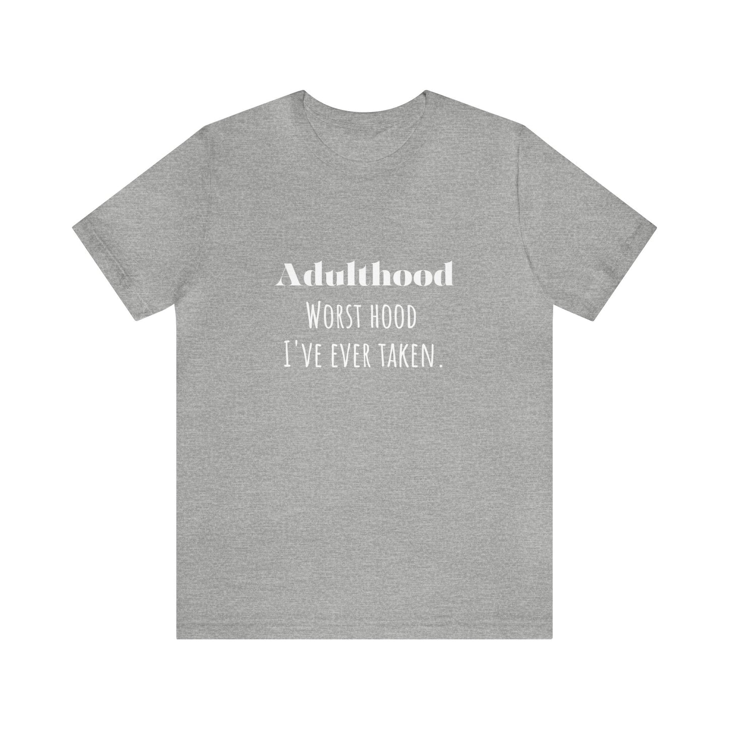 Adulthood shirt funny adulting shirt funny gift for her gift for him  shirt Unisex Tee Retro  T-Shirt best friend vacation shirt beach