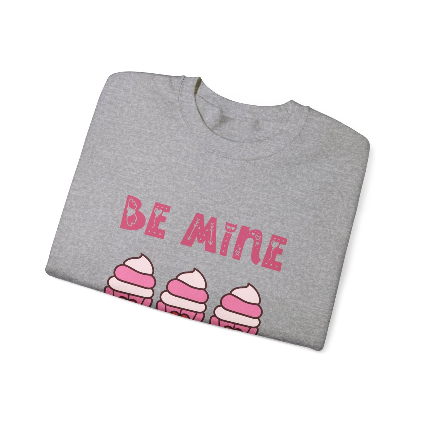 Be mine cupcake sweater valentines Day sweatshirt love sweater galentine's day gift best friend gift Unisex gift cupcake sweatshirt