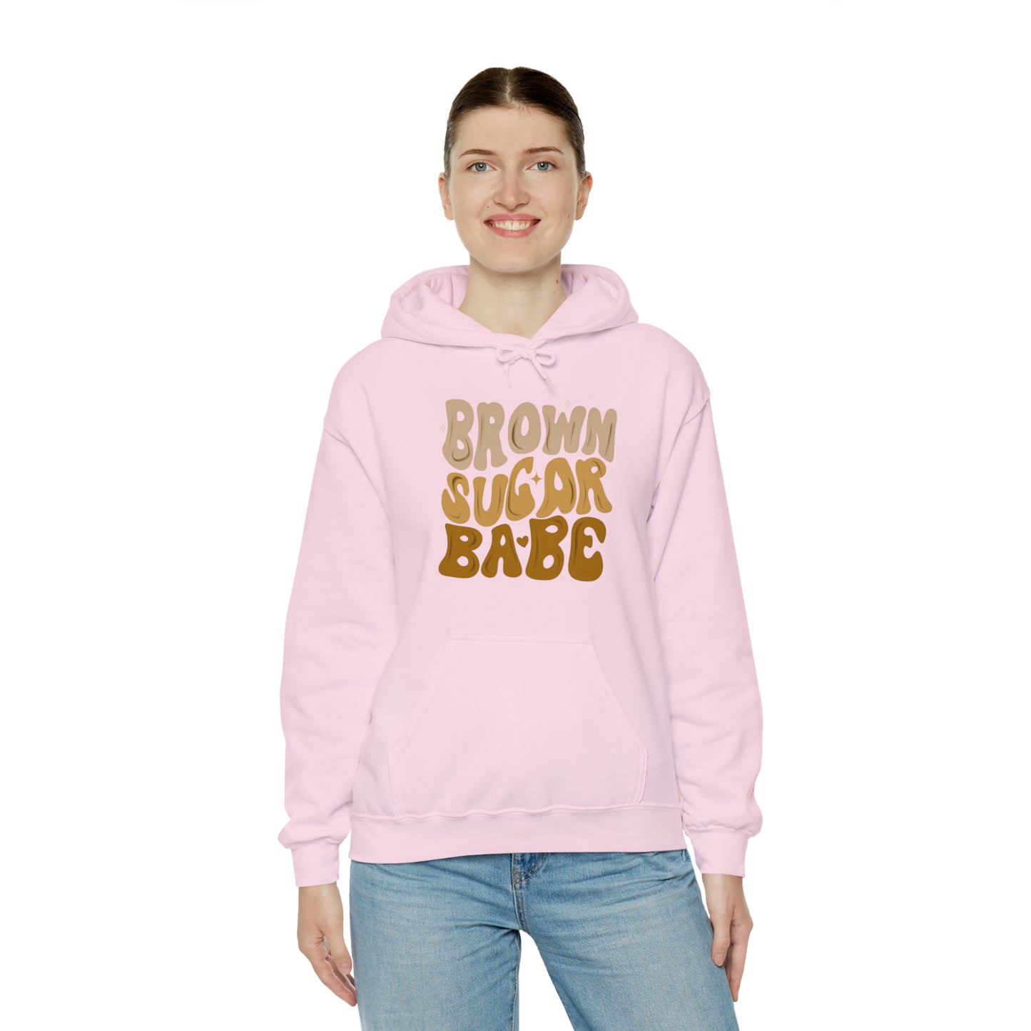 Brown sugar babe hoodie, gift for her, best friend gift, birthday vacation, Unisex Heavy Blend Hooded Sweatshirt