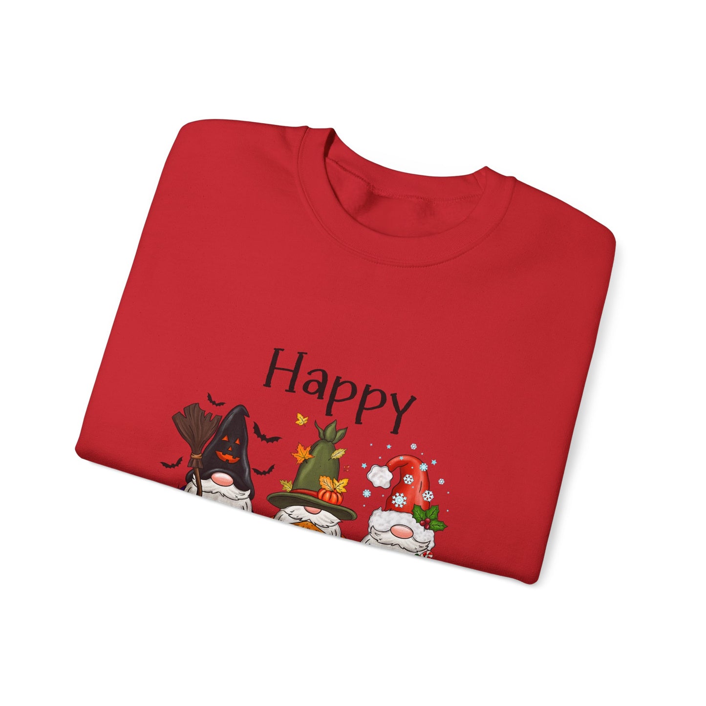 Happy Hallothanksmas Sweatshirt gnome Halloween sweater Gift For her for him Christmas Sweatshirt Cute Halloween Sweater HalloweenSweatshirt