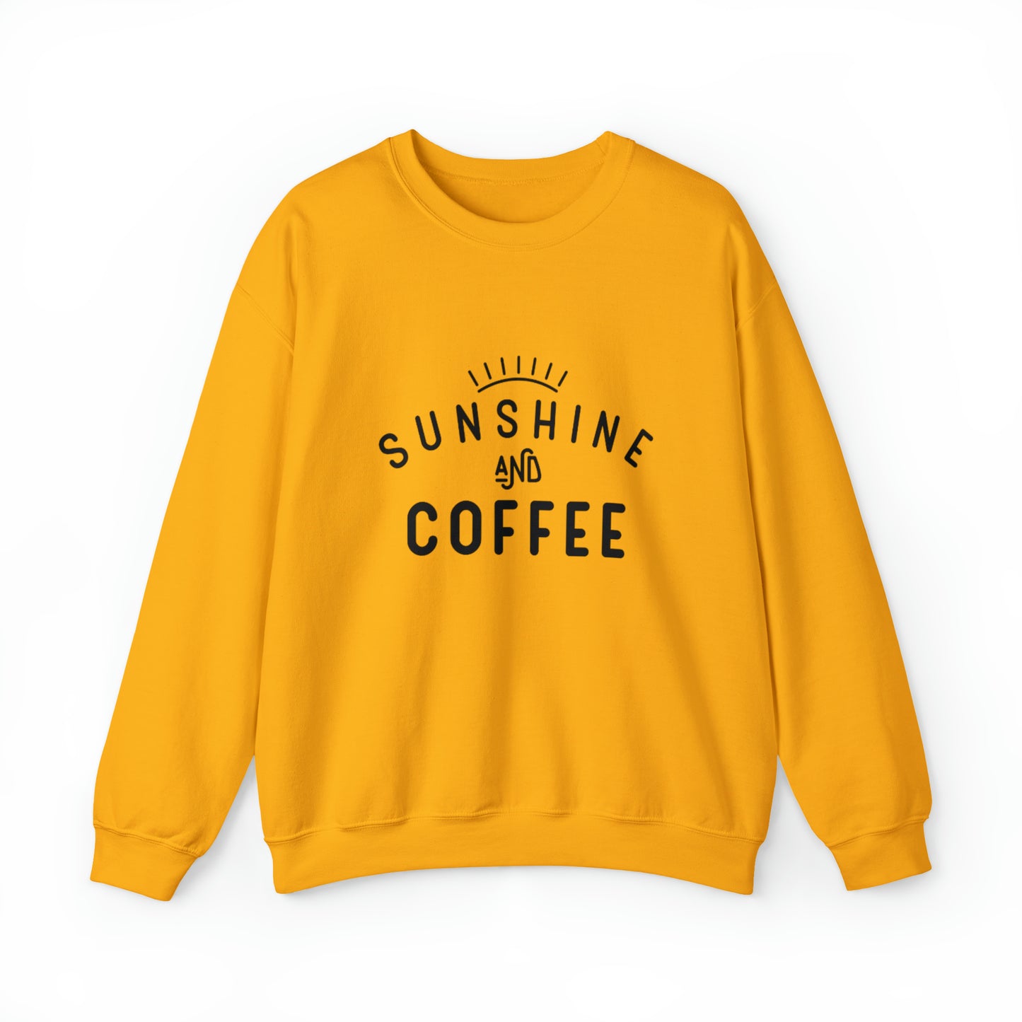 Sunshine and Coffee sweater, Mom sweatshirt, Gift for mom, Christmas gift for her, yoga wear for her, for him,Birthday gift for her,Ga