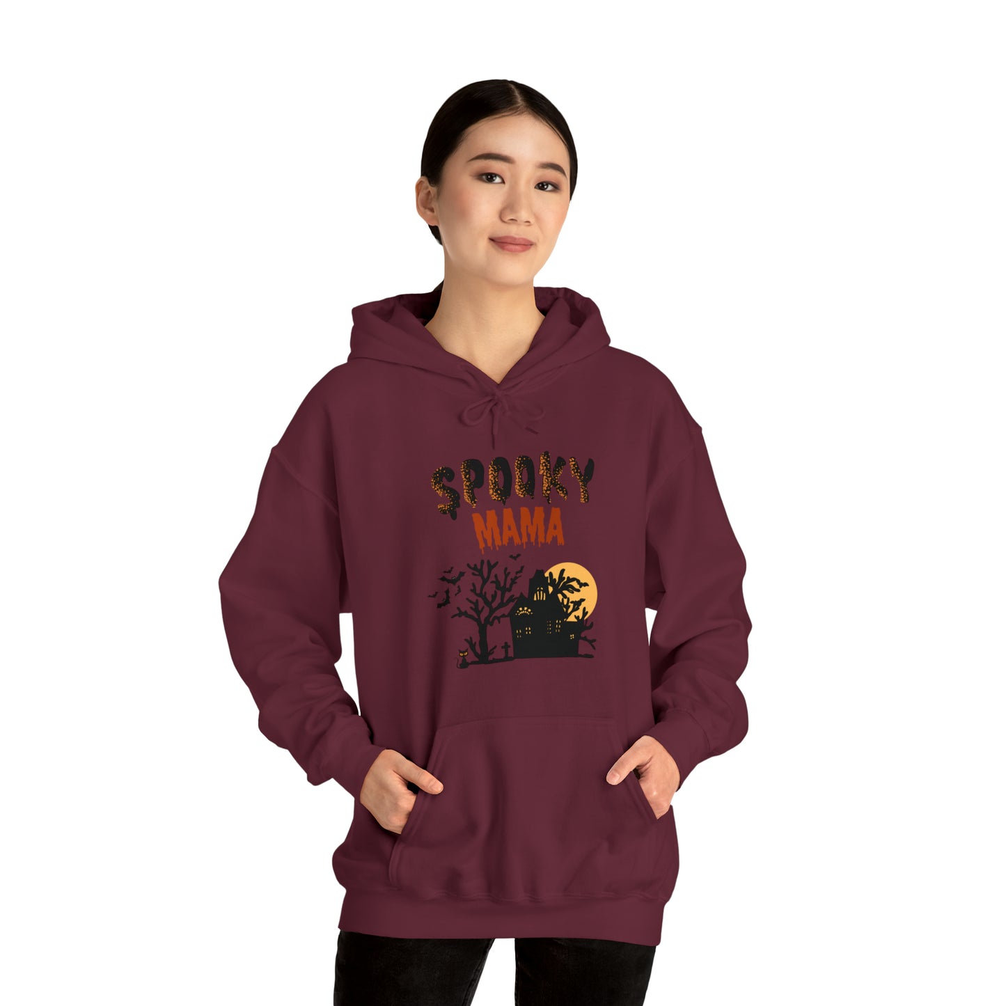 Spooky Mama Halloween Sweatshirt, spooky Ghostface Shirt, Funny Halloween Horror Shirt, Halloween Women's Sweatshirt, Halloween Tee, unisex
