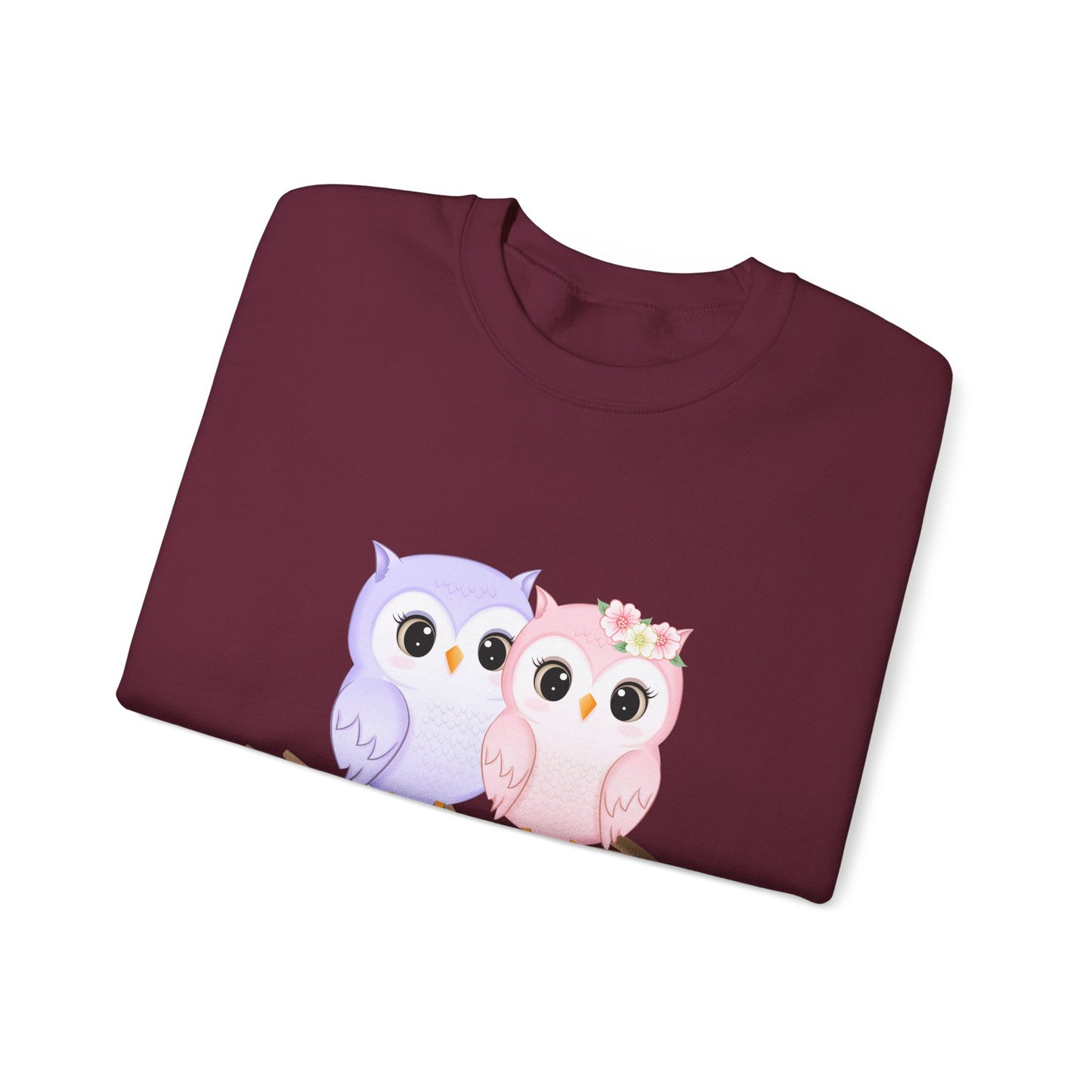 Owl Love sweater valentines Day sweatshirt valentines day shirt best friend gift for her Unisex owl sweater Love shirt unique holiday gift