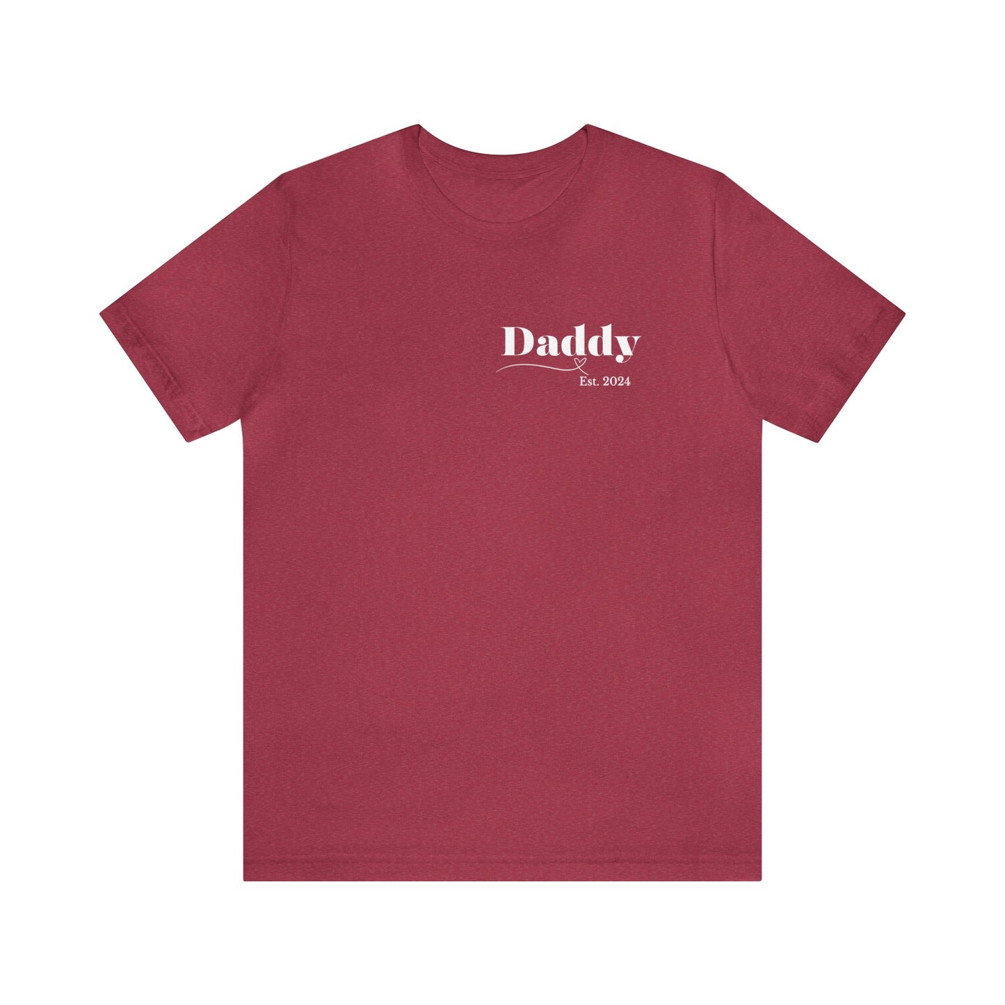 Daddy shirt pregnancy reveal shirt New dad gift dad shirt new mom shirt Christmas gift for her gift for him bridal shower gift