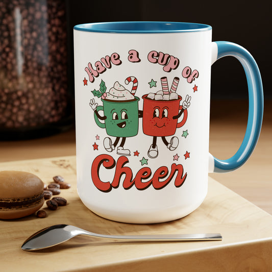 Cup of cheer mug Christmas mug grumpy Coffee Mug Fucking glorious morning mug gift for her Mug funny gift for wife tea Christmas gift 15oz