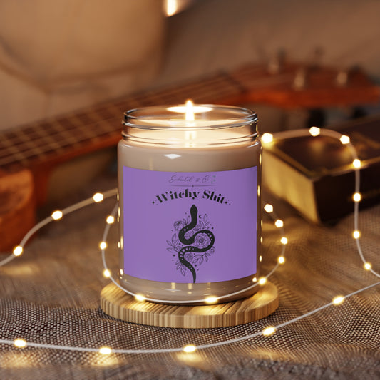 Witchy candle manifesting candle purple gift Valentine's Day gift bestie candle best friend gift Vanilla scented candle hand-poured candle