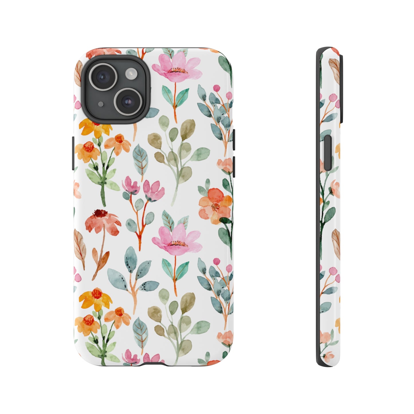 Floral phone case mother's day gift best friend gift for her gift for him flower cell phone cases Tough Cases