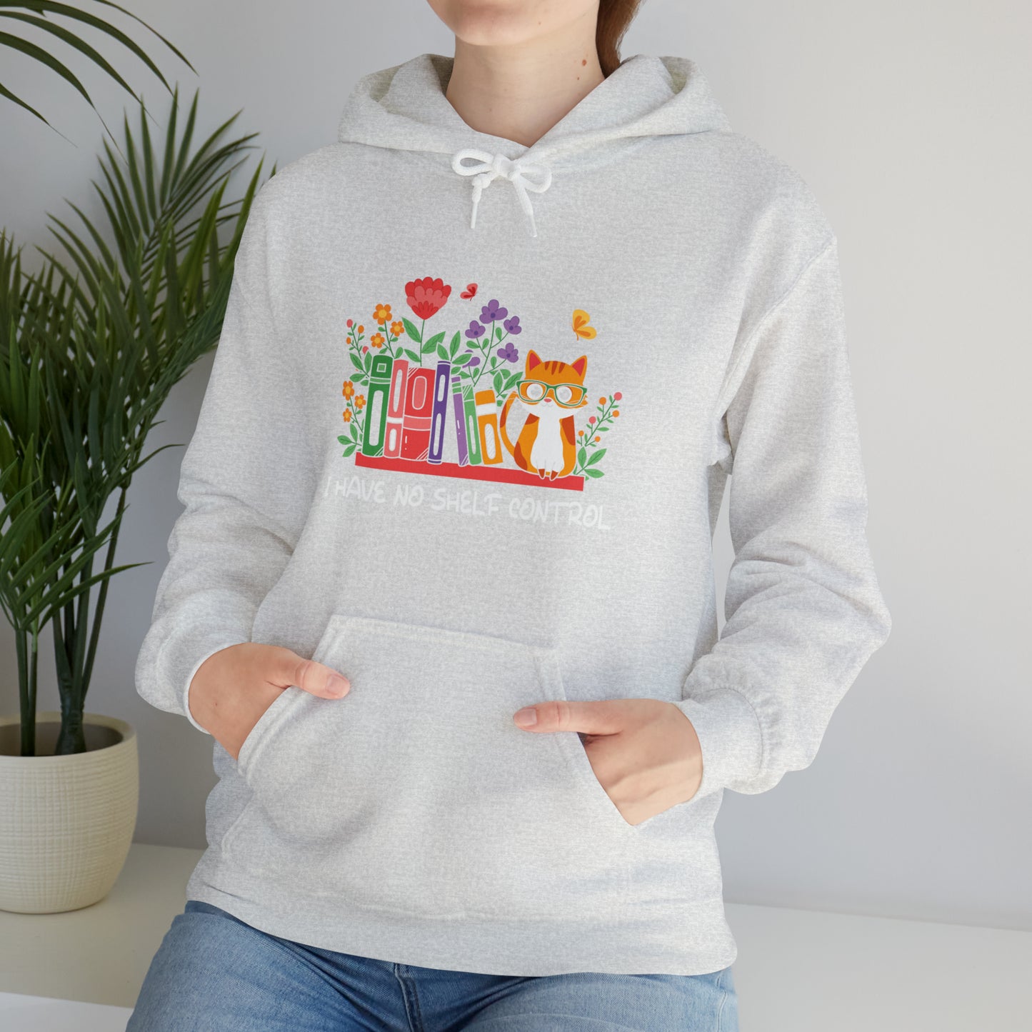 Cat lover hoodie book lover sweater BookShelf control orange cat Shirt Halloween Cat Sweatshirt Gift for Cat Lover Gift for Cat Mom Gift