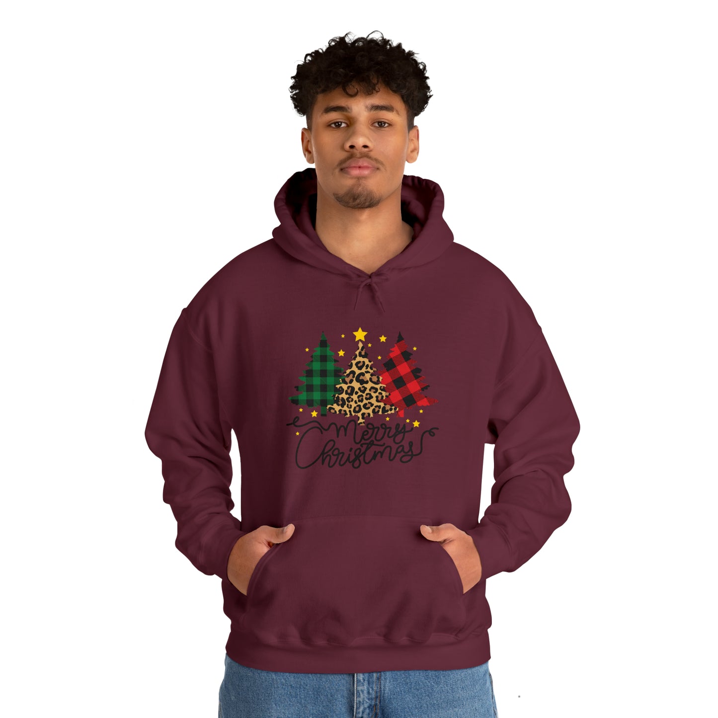 Festive AF hoodie Maroon Merry Bright Christmas Sweatshirt for Women Christmas Hoodie Holiday Christmas gift for her gift for him