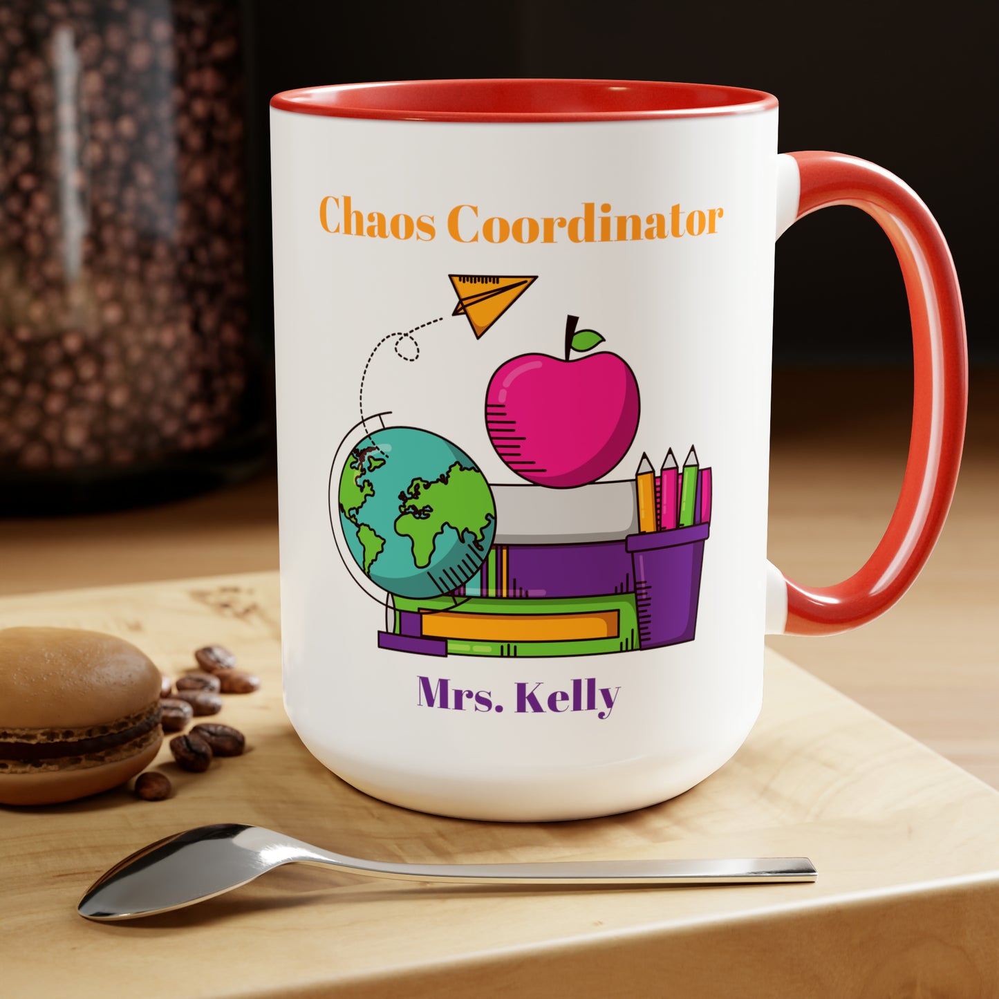 Personalized name mug custom teacher gift teacher vibes Boss lady mug Supervisor mug Coffee Mug gift mug gift for her Mug wife Coffee Mugs