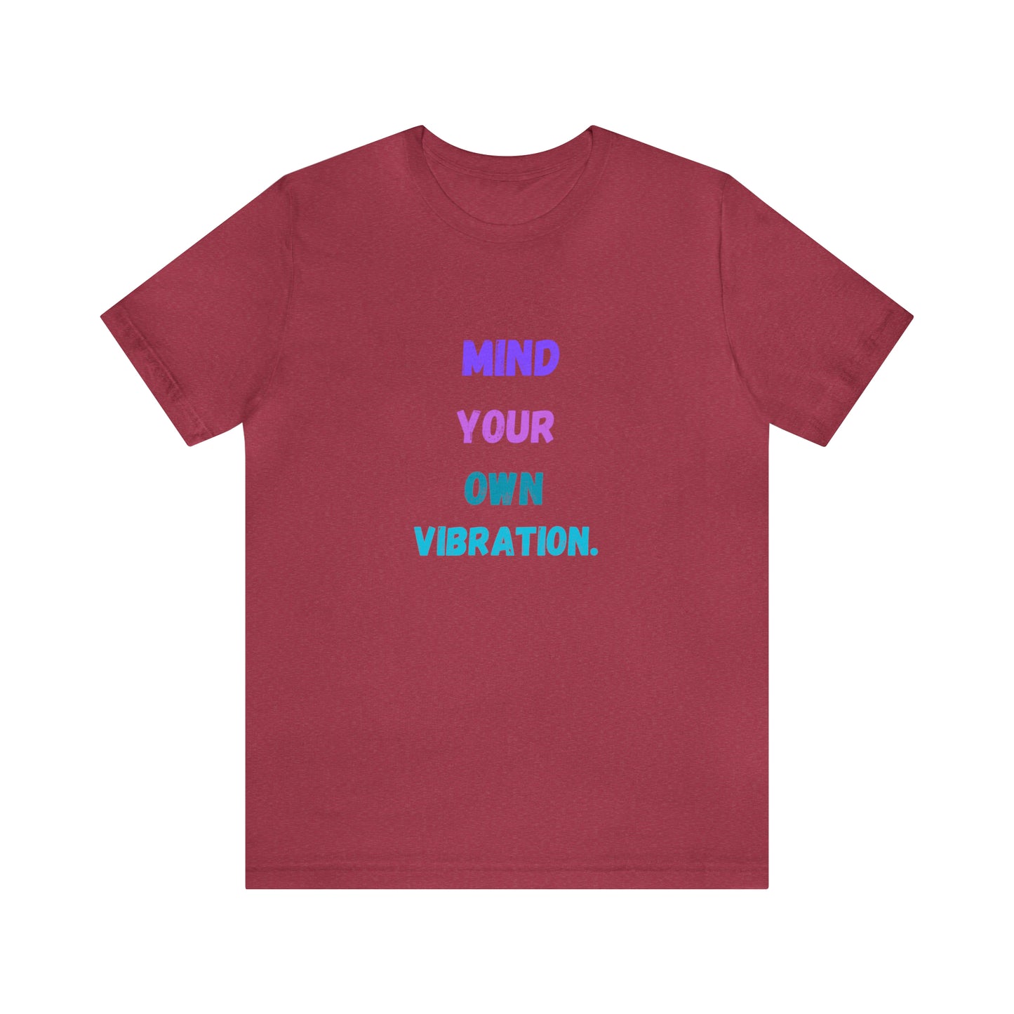 Spiritual shirt Mind your own vibration t-shirt Zen gift for her gift for him yogawear meditation gifts best friend Christmas gift