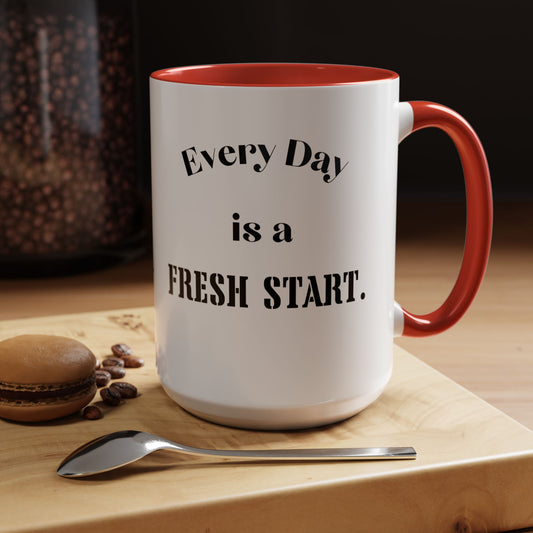 Motivational mug everyday is a fresh start mug positive Club mug Gift Boss Gift Christmas Office Gift Work Mug Office inspiration Mug coffee