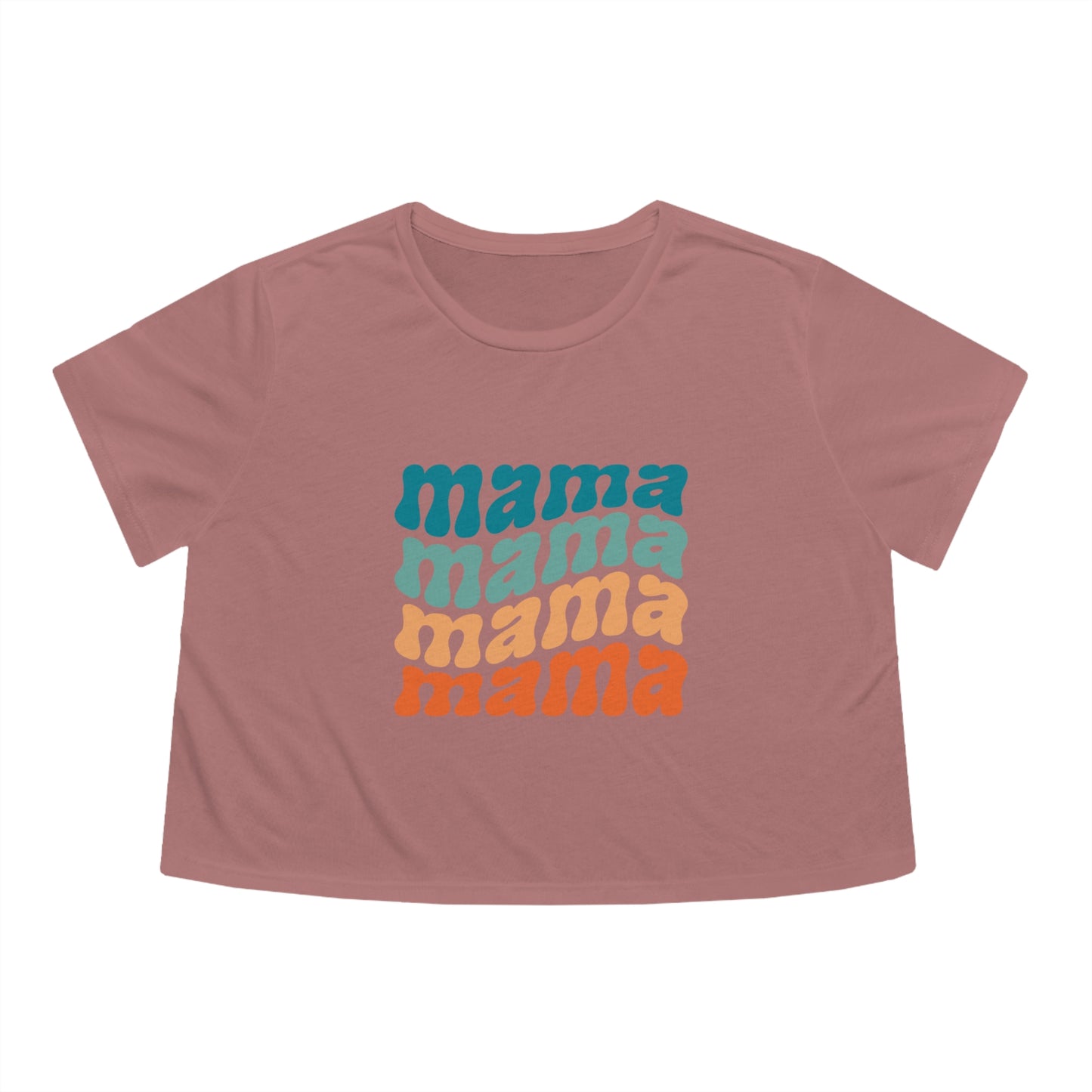 Mama crop top shirt yoga crop top women T-shirt the universe is always on my side zen shirt Women's Flowy Cropped Tee