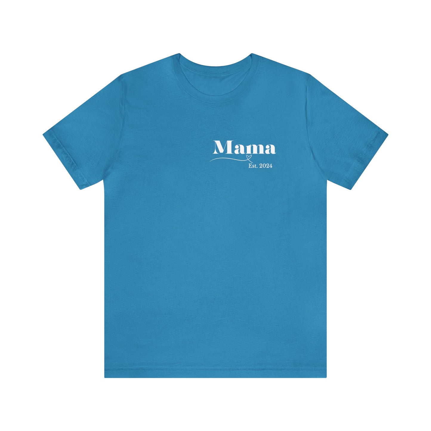 Mama shirt mama date shirt pregnancy reveal shirt new mom shirt Christmas gift for her gift for him bridal shower gift