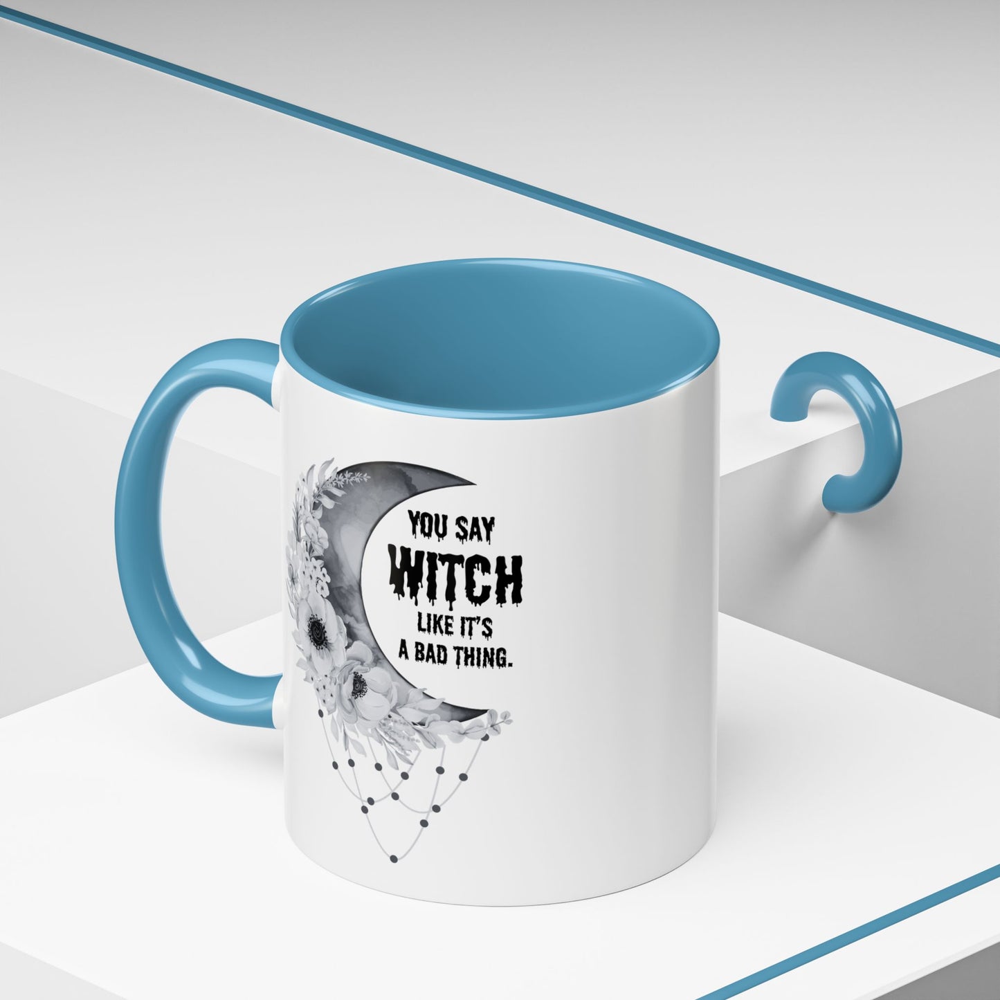 Witch mug Halloween mug Spooky things mug office funny gift best friend gift Christmas word fuck sarcastic humour gift Coffee Mug(11, 15oz)