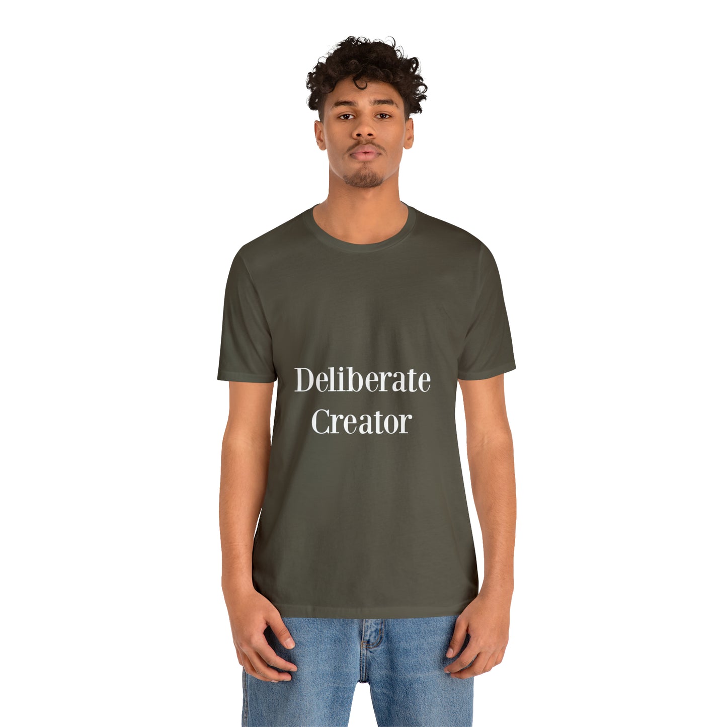 Deliberate creator tee,  Unisex Jersey Short Sleeve Tee