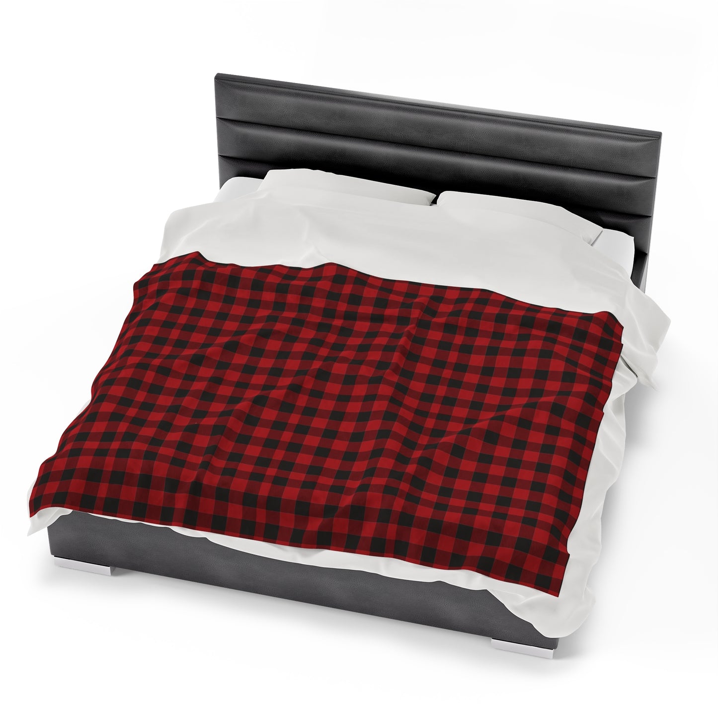 Plaid Christmas Blanket holiday blanket christmas movie watching blanket Merry christmas  blanket Velveteen Plush Blanket