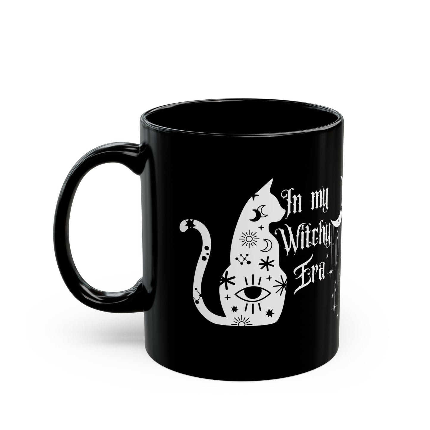 Halloween mug Witchy gift Black cat mug moon gift Spooky things mug I like spooky funny gift best friend gift Christmas BlackMug(11oz,15oz)