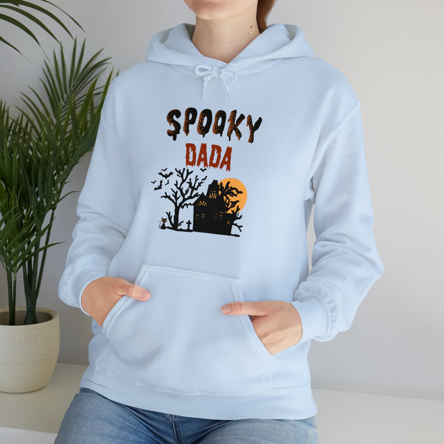 Spooky Dad Halloween Sweatshirt, Daddy haunted house sweatshirt Funny Halloween Horror sweater Halloween Sweatshirt, Halloween Tee, unisex
