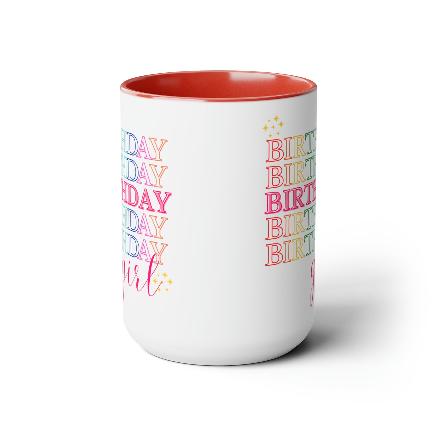 Birthday Girl mug Coffee Mug birthday party gift mug Floral mug gift for her Mug funny gift for wife Coffee Mugs tea Christmas gift 15oz