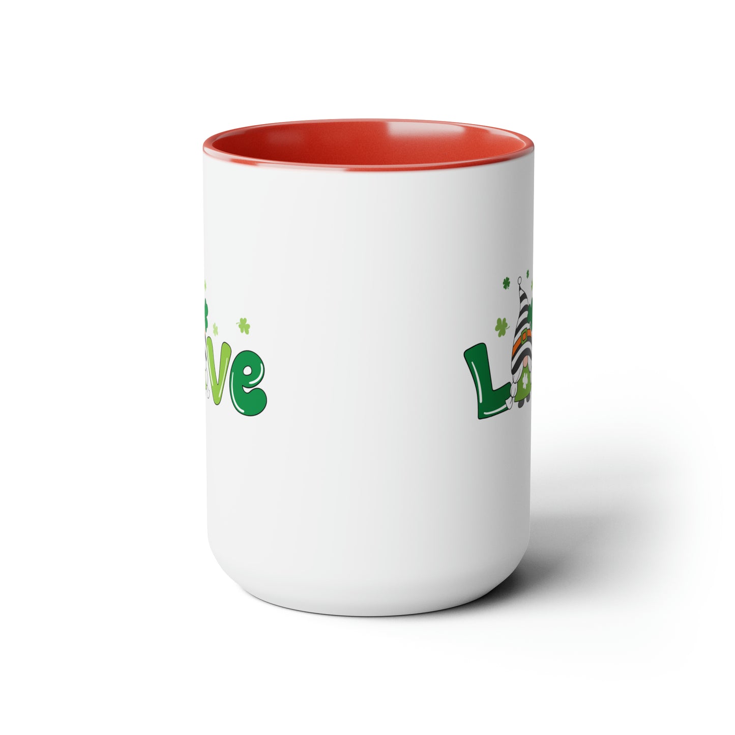 Gnome love mug Irish Love mug st Patrick's Day mug Valentines Day gift for her Coffee gift for him gift for her Mug wife Coffee tea 15oz