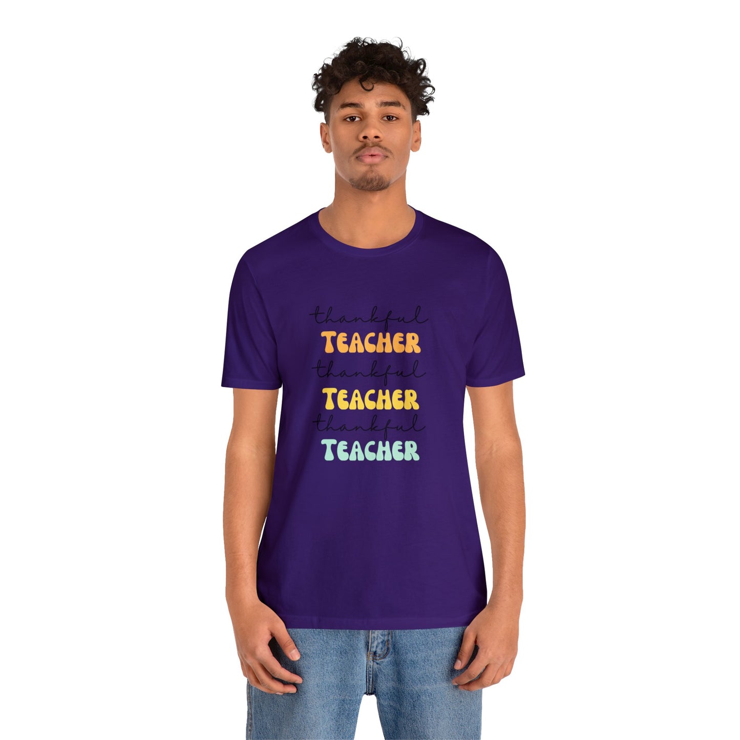 Thankful teacher shirt tiny humans teacher appreciation gift Thanksgiving shirt gift for her gift for him Unisex Tee Christmas gift