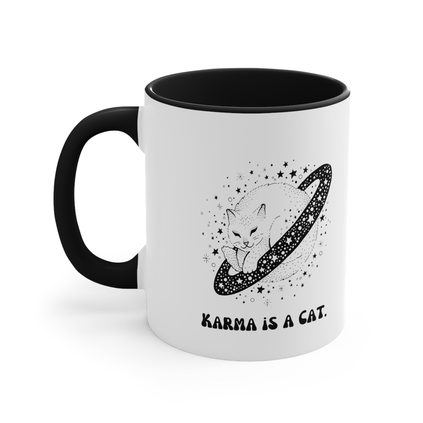 Karma is a cat mug best friend gift for her gift for him Birthday gift coffee mug tea gift for cat lover bestie valentinesday gift Christma