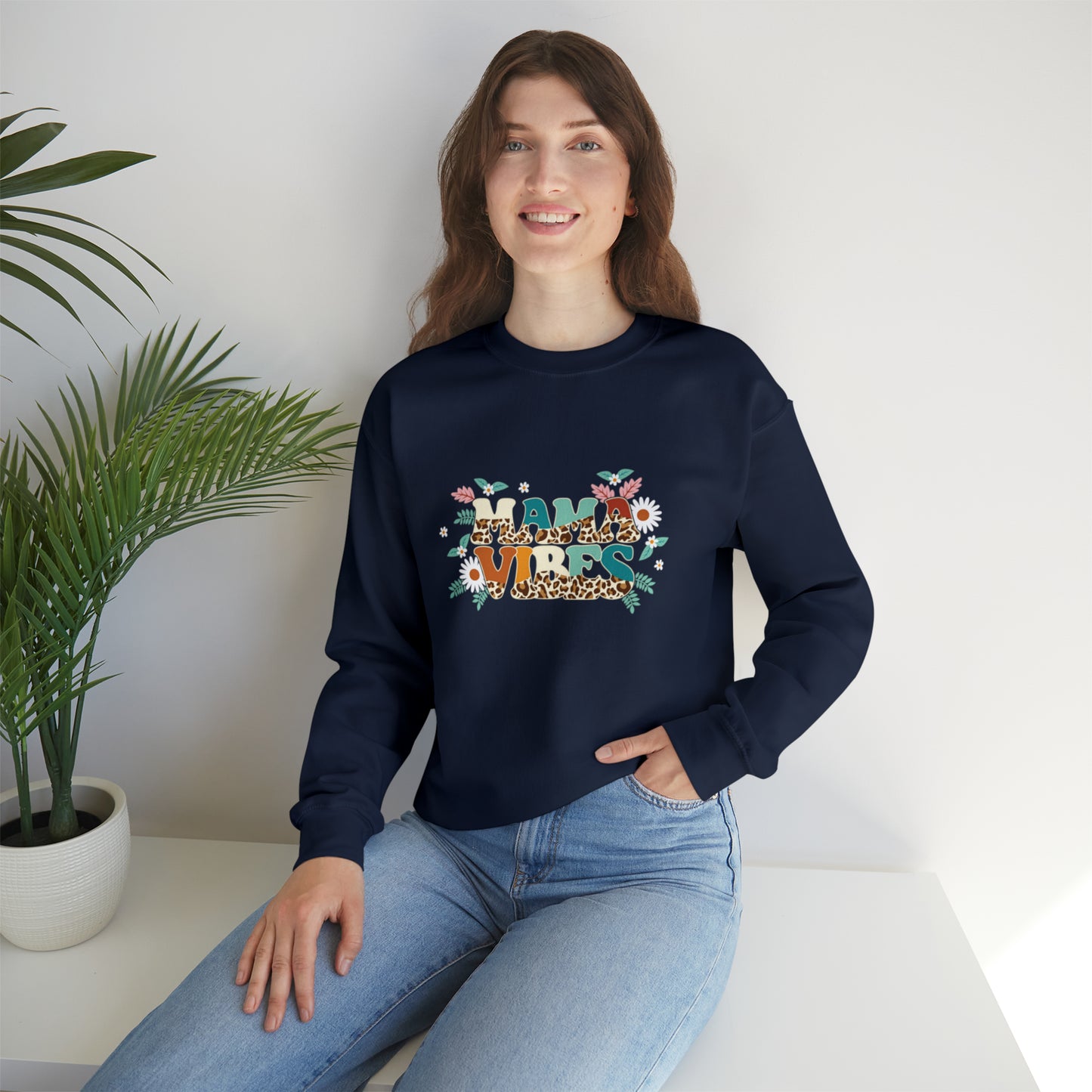 Mama vibes sweater, Mother Mom sweatshirt, Gift for mom, Christmas gift for her, yoga wear for her,for him, Birthday gift for her,Galantin
