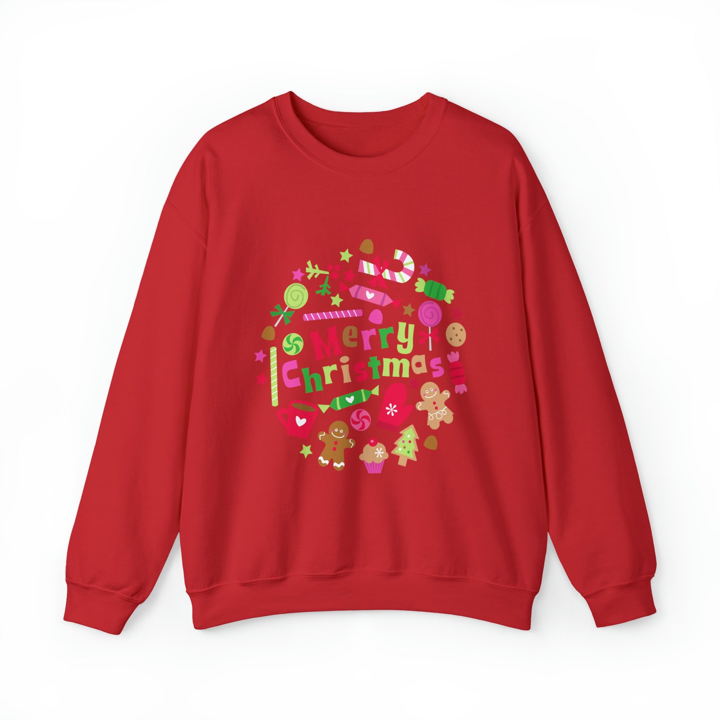 Candy Christmas sweater Merry Bright Christmas sweatshirt Christmas Sweatshirt for her Christmas family Shirt Christmas gift for him